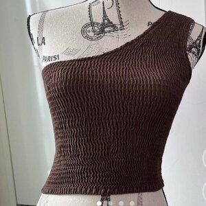 RARE Brandy Melville One shoulder top